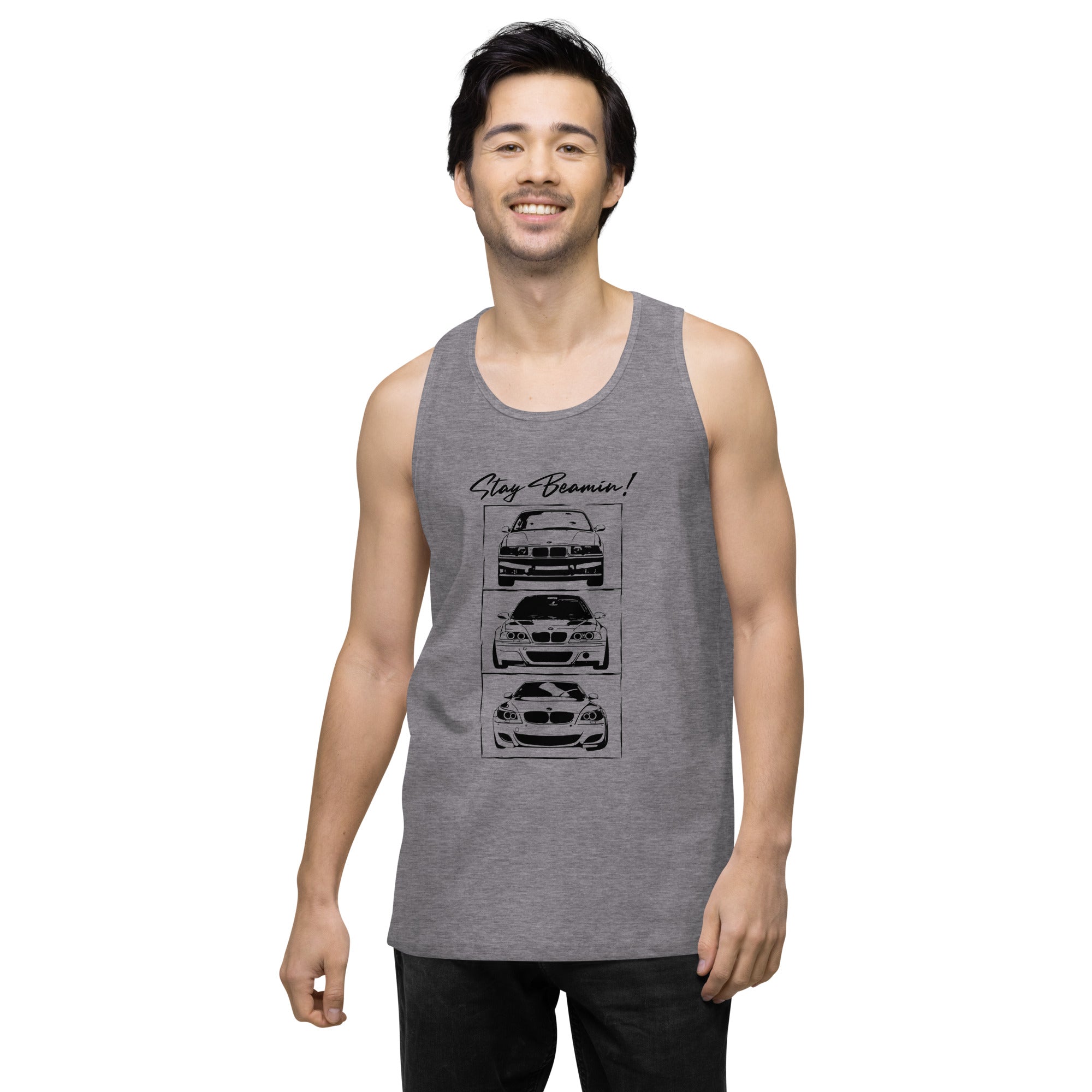 Stay Beamin! Tank Top (Black Ink)