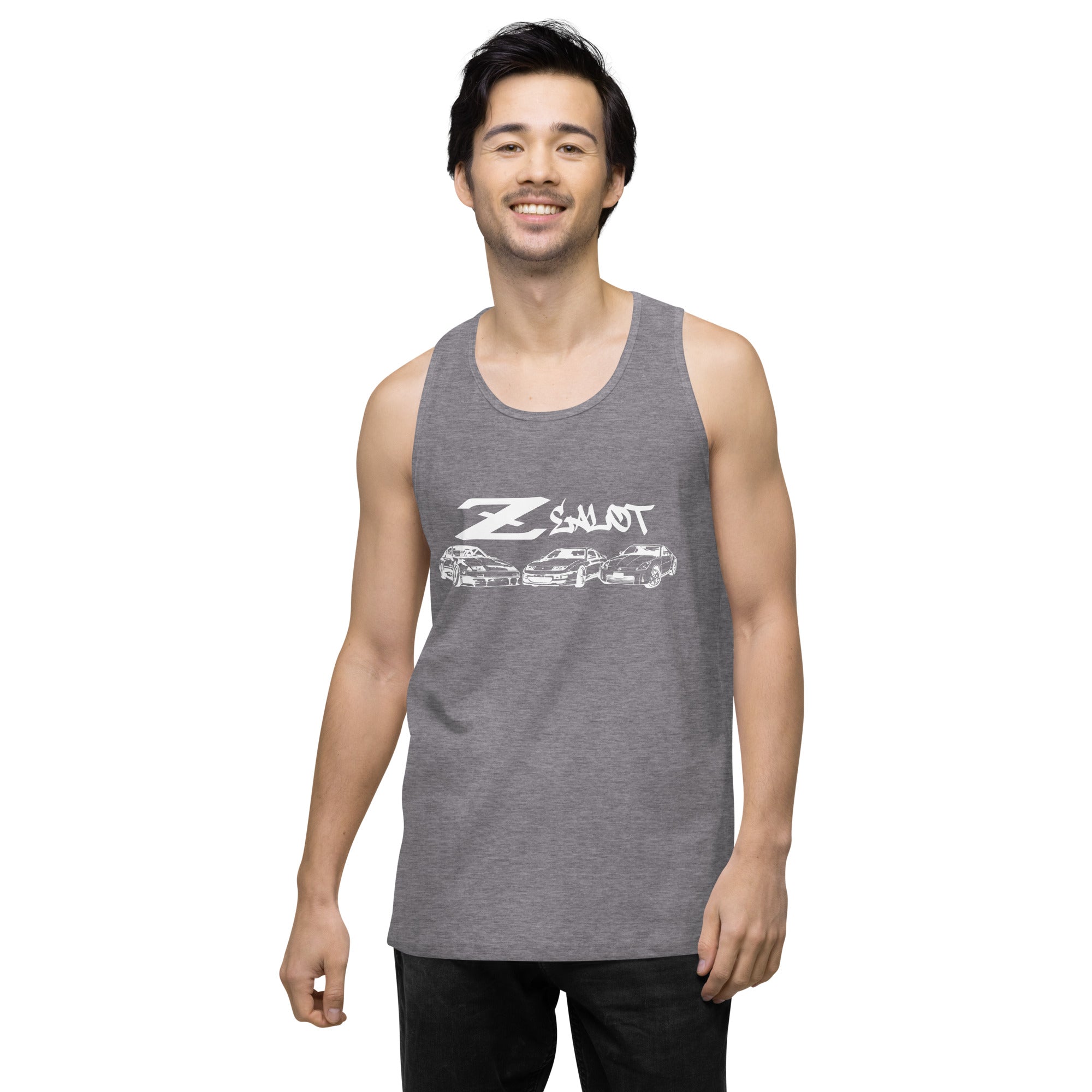 Zealot Tank Top (White Ink)