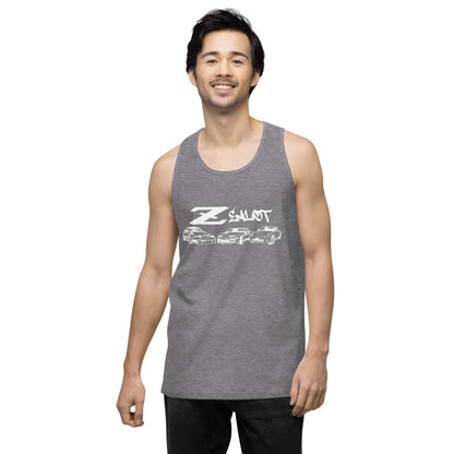 Zealot Tank Top (White Ink)