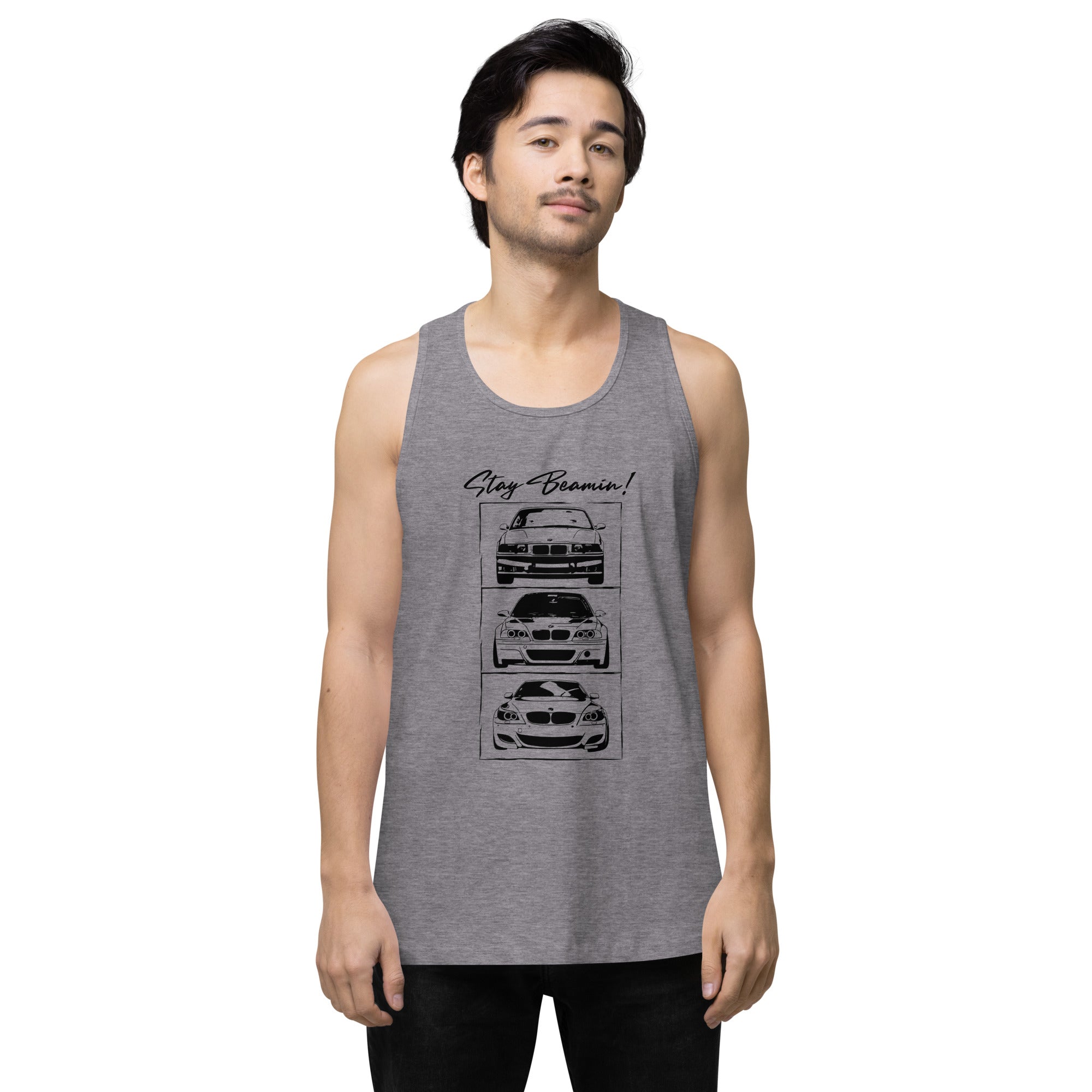 Stay Beamin! Tank Top (Black Ink)