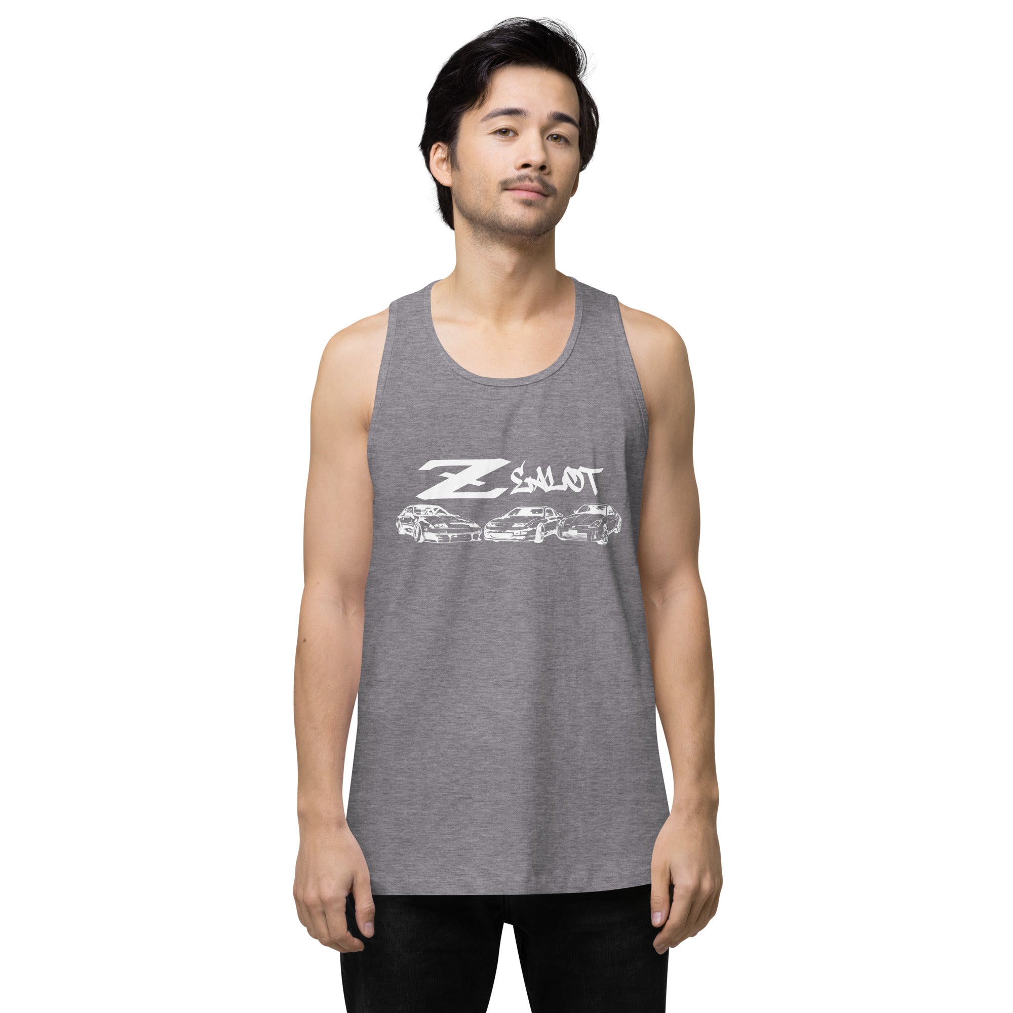 Zealot Tank Top (White Ink)