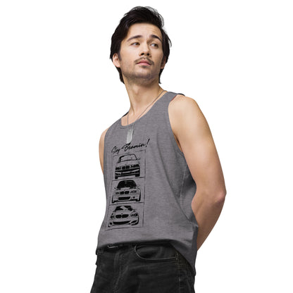 Stay Beamin! Tank Top (Black Ink)