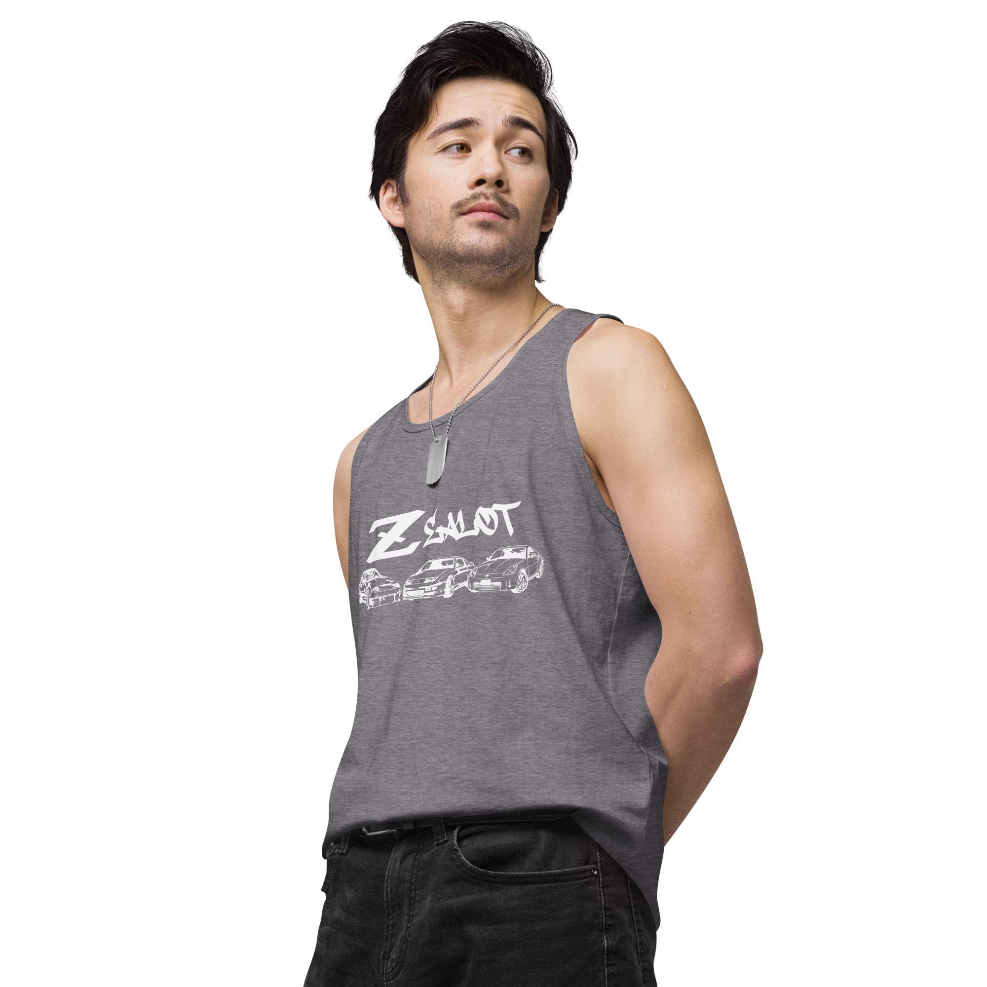 Zealot Tank Top (White Ink)