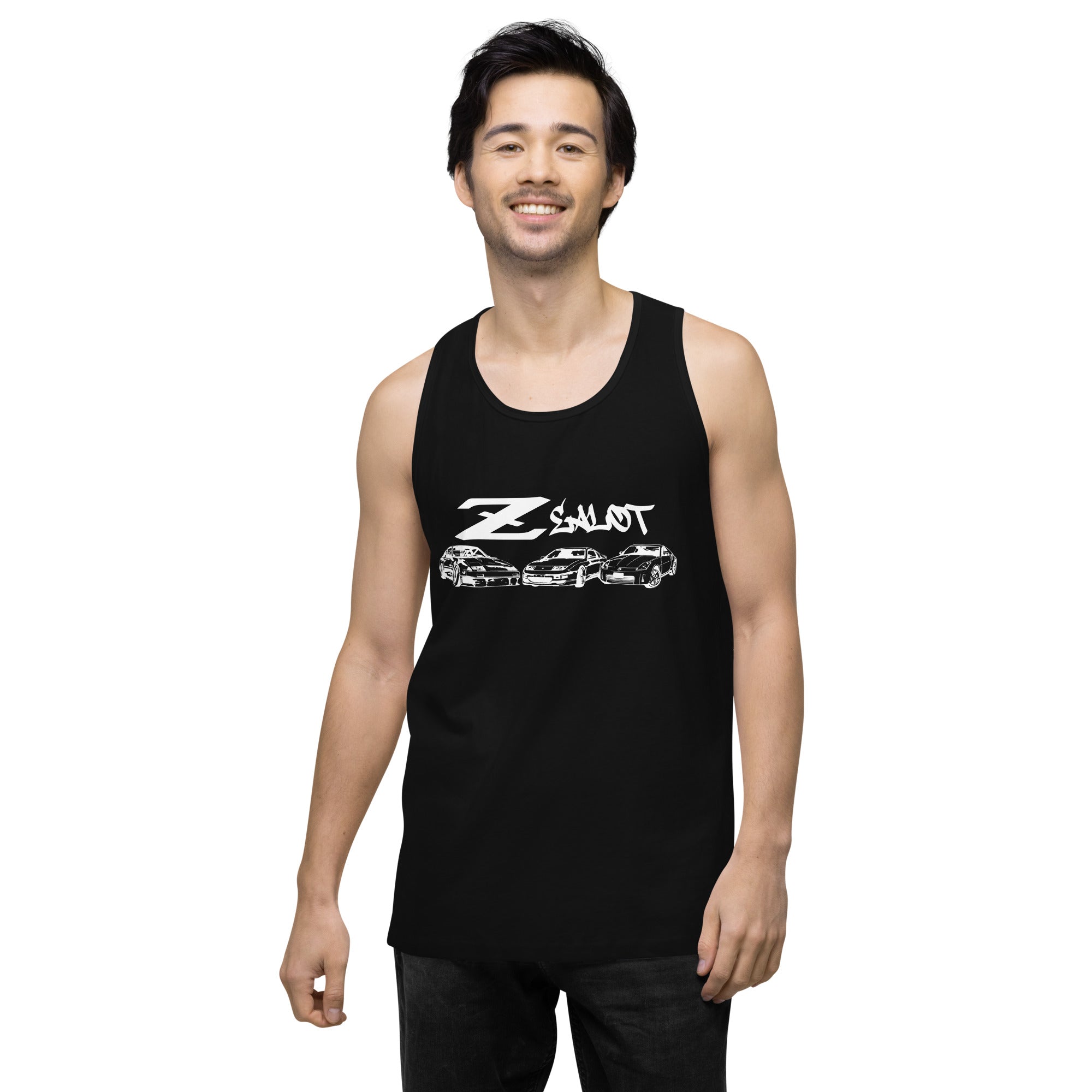 Zealot Tank Top (White Ink)