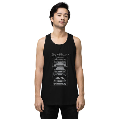 Stay Beamin! Tank Top (Gray Ink)