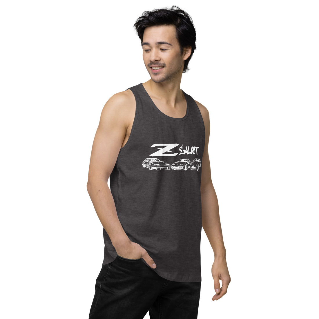 Zealot Tank Top (White Ink)