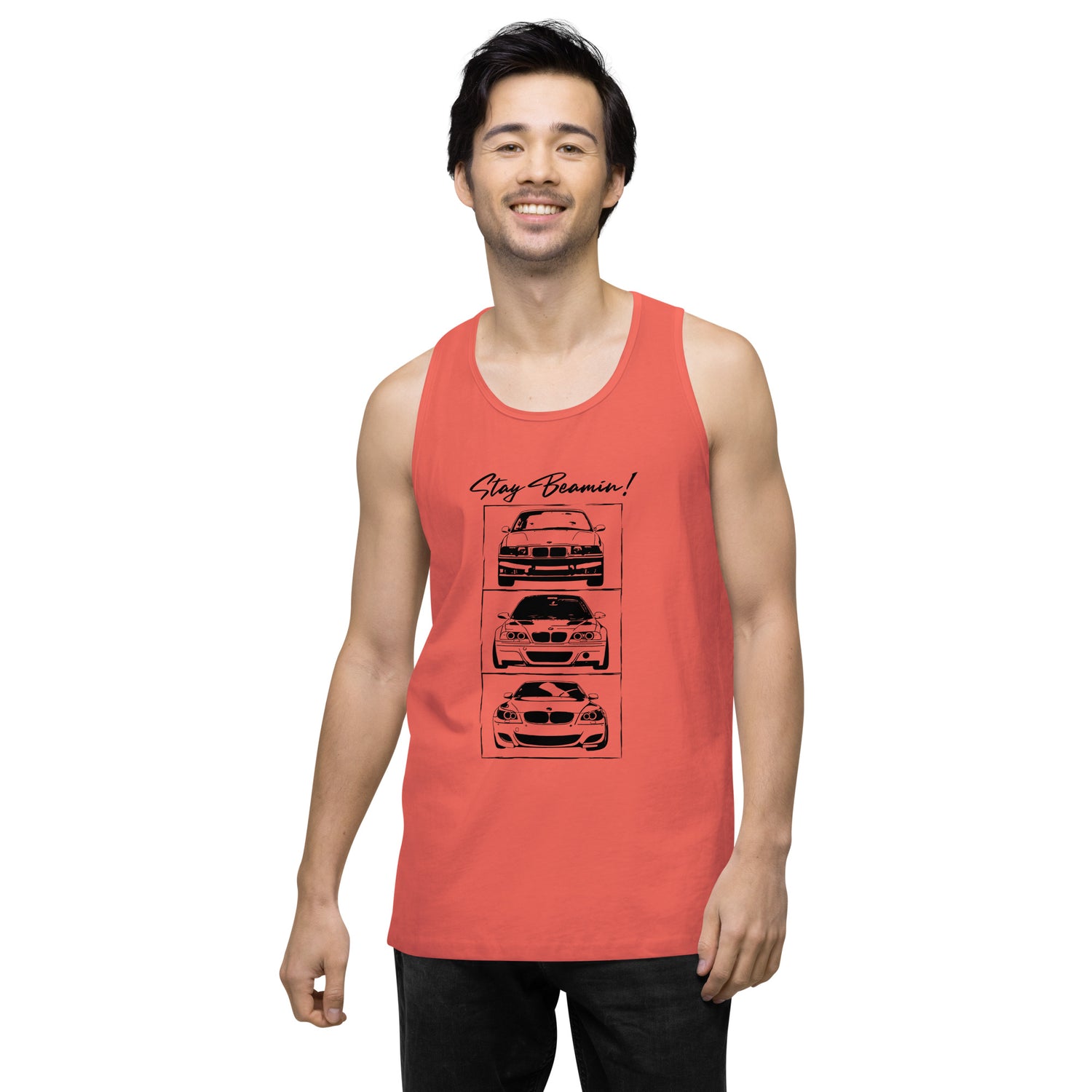 Stay Beamin! Tank Top (Black Ink)