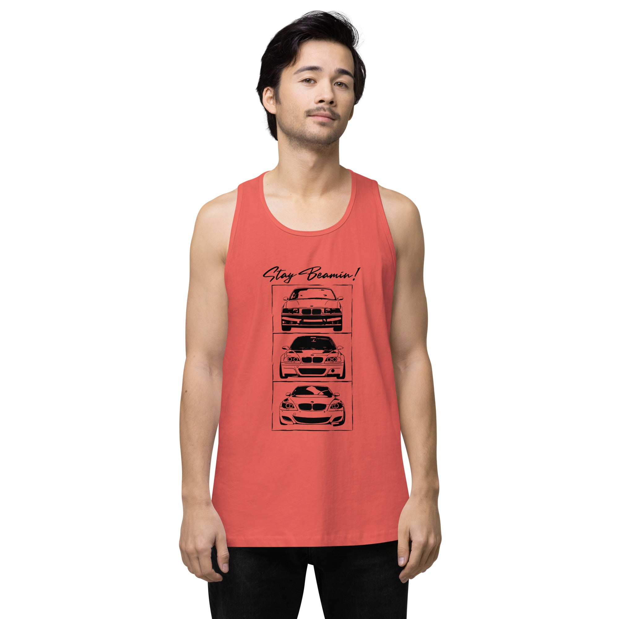 Stay Beamin! Tank Top (Black Ink)