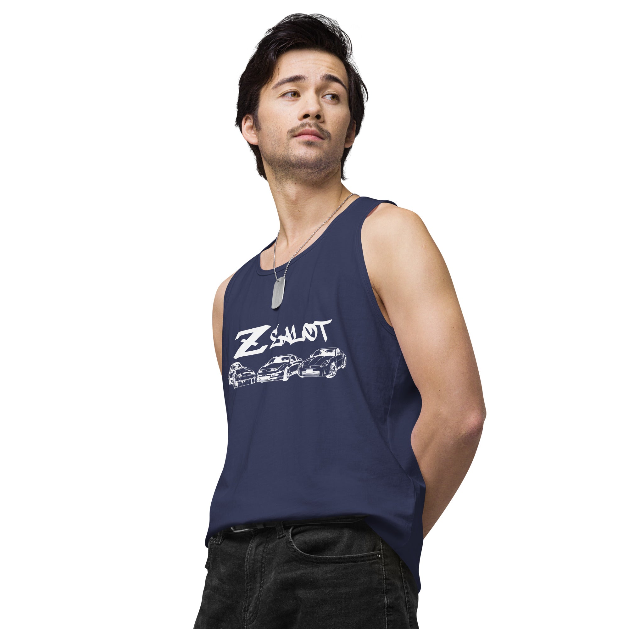 Zealot Tank Top (White Ink)