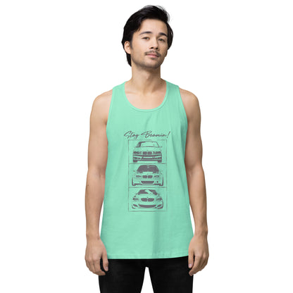 Stay Beamin! Tank Top (Gray Ink)