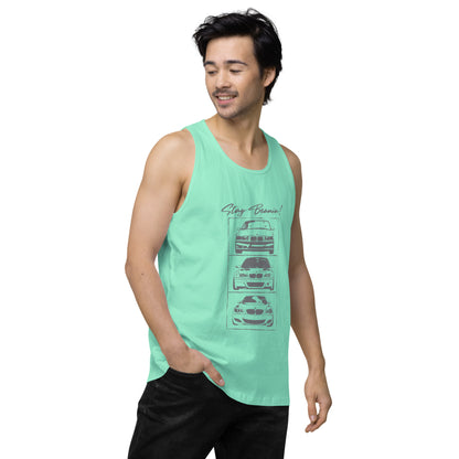 Stay Beamin! Tank Top (Gray Ink)