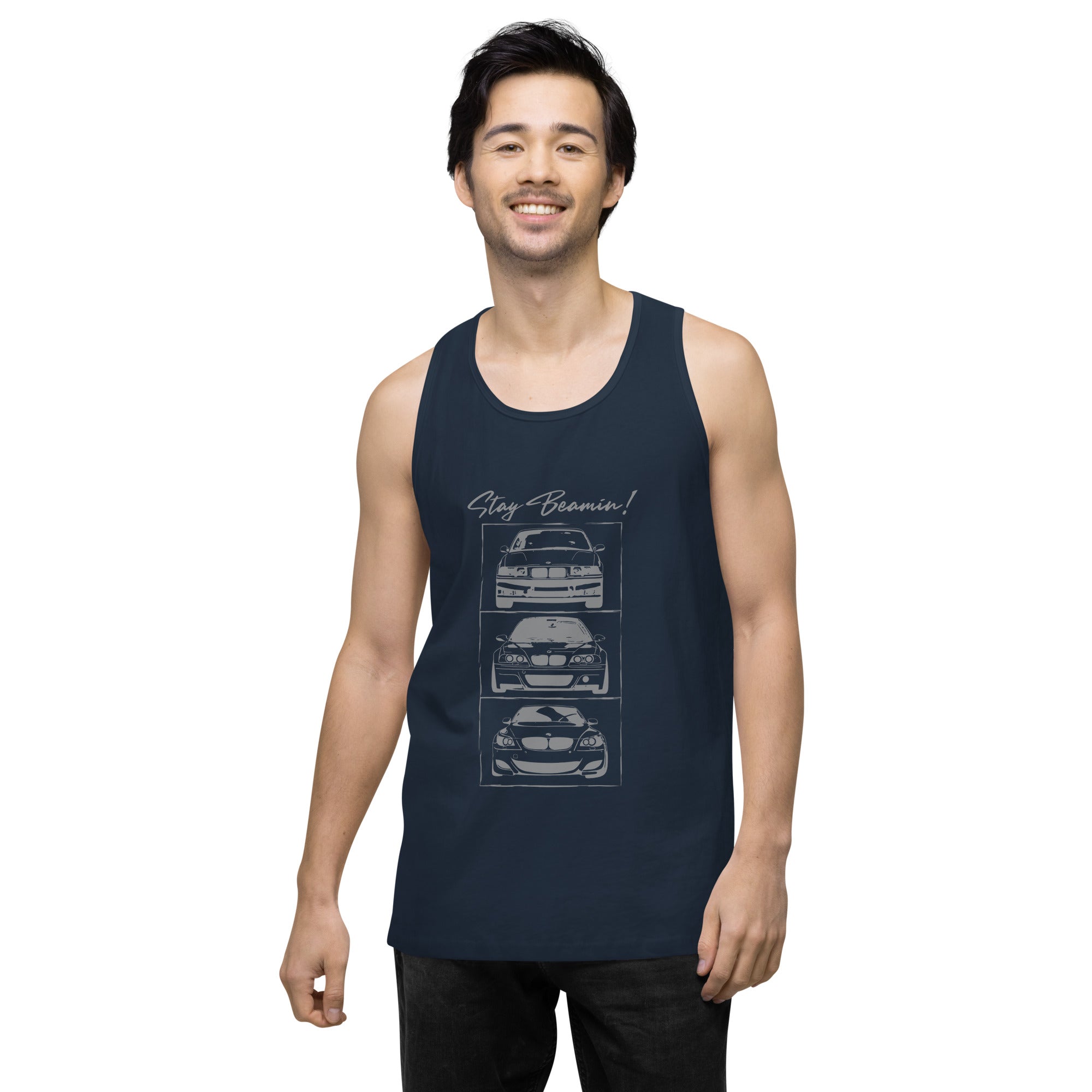 Stay Beamin! Tank Top (Gray Ink)