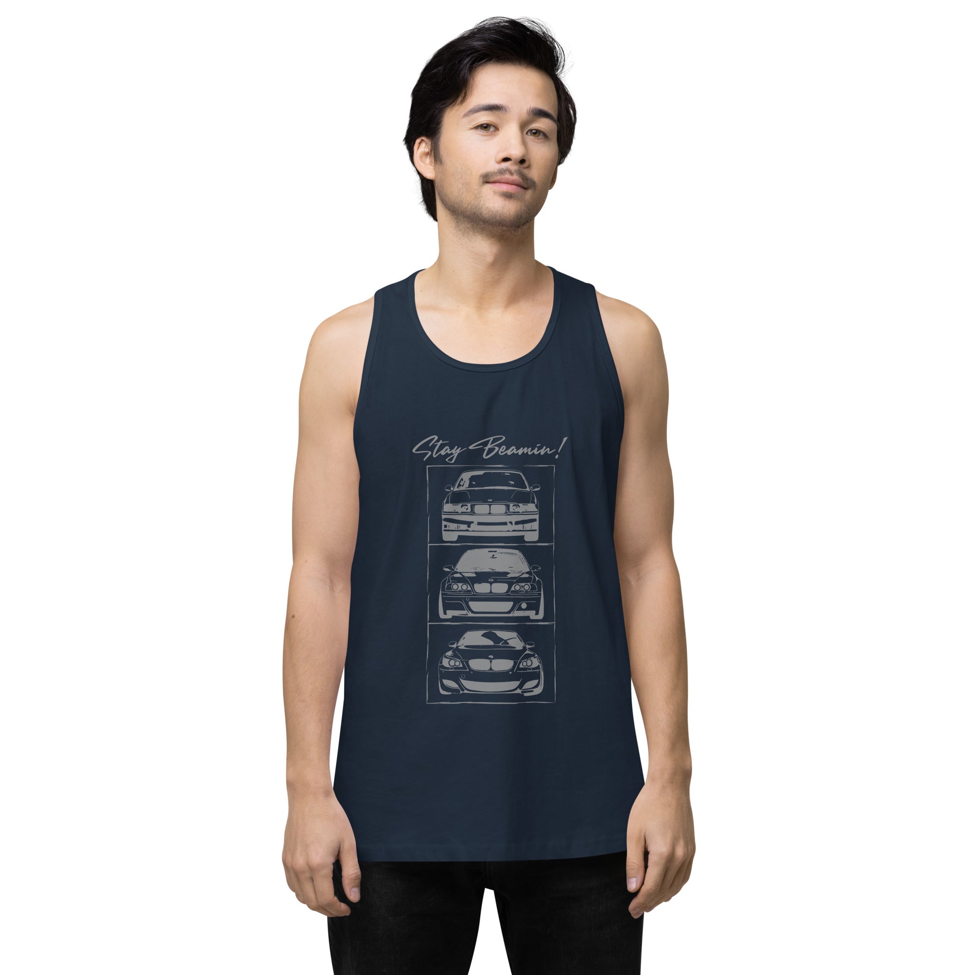 Stay Beamin! Tank Top (Gray Ink)