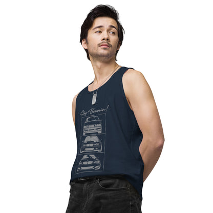 Stay Beamin! Tank Top (Gray Ink)