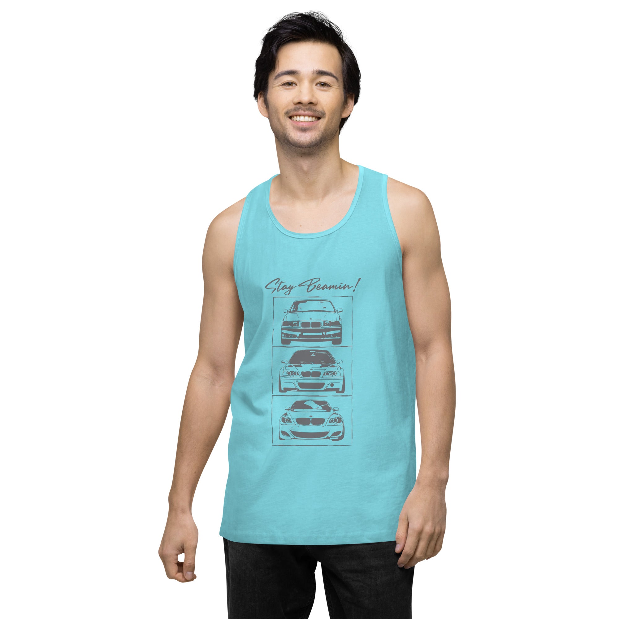 Stay Beamin! Tank Top (Gray Ink)