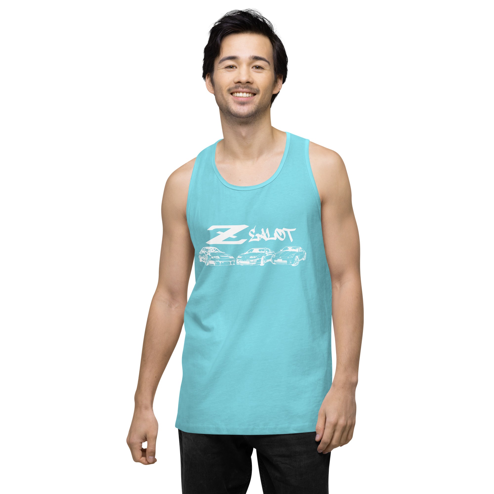 Zealot Tank Top (White Ink)