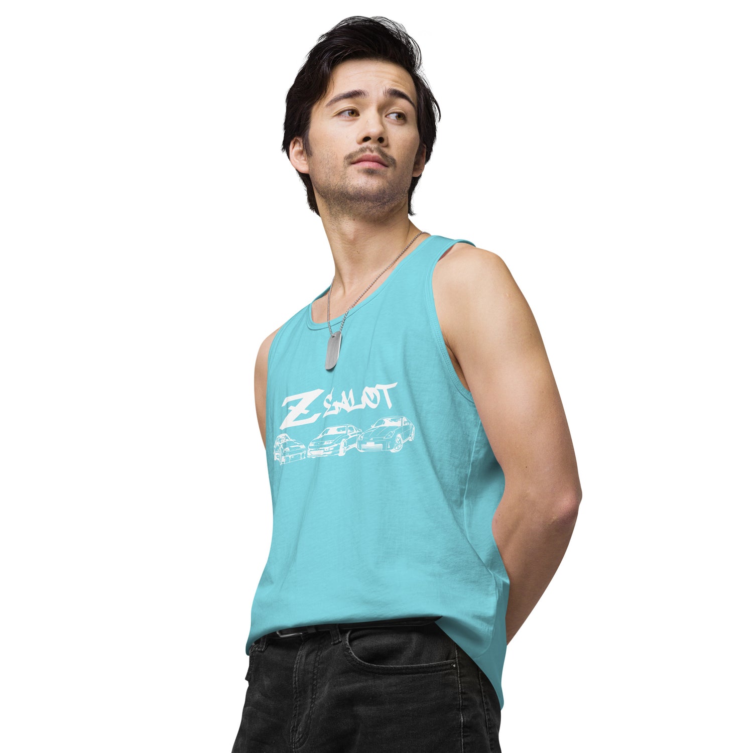 Zealot Tank Top (White Ink)