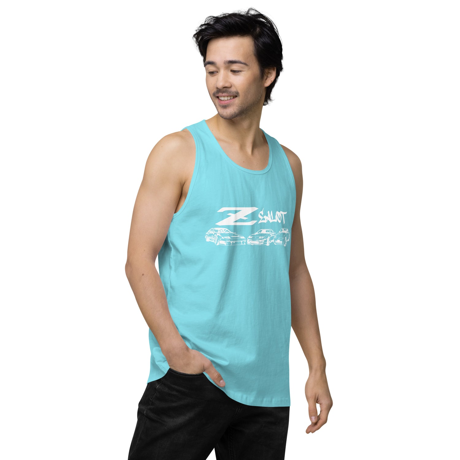 Zealot Tank Top (White Ink)