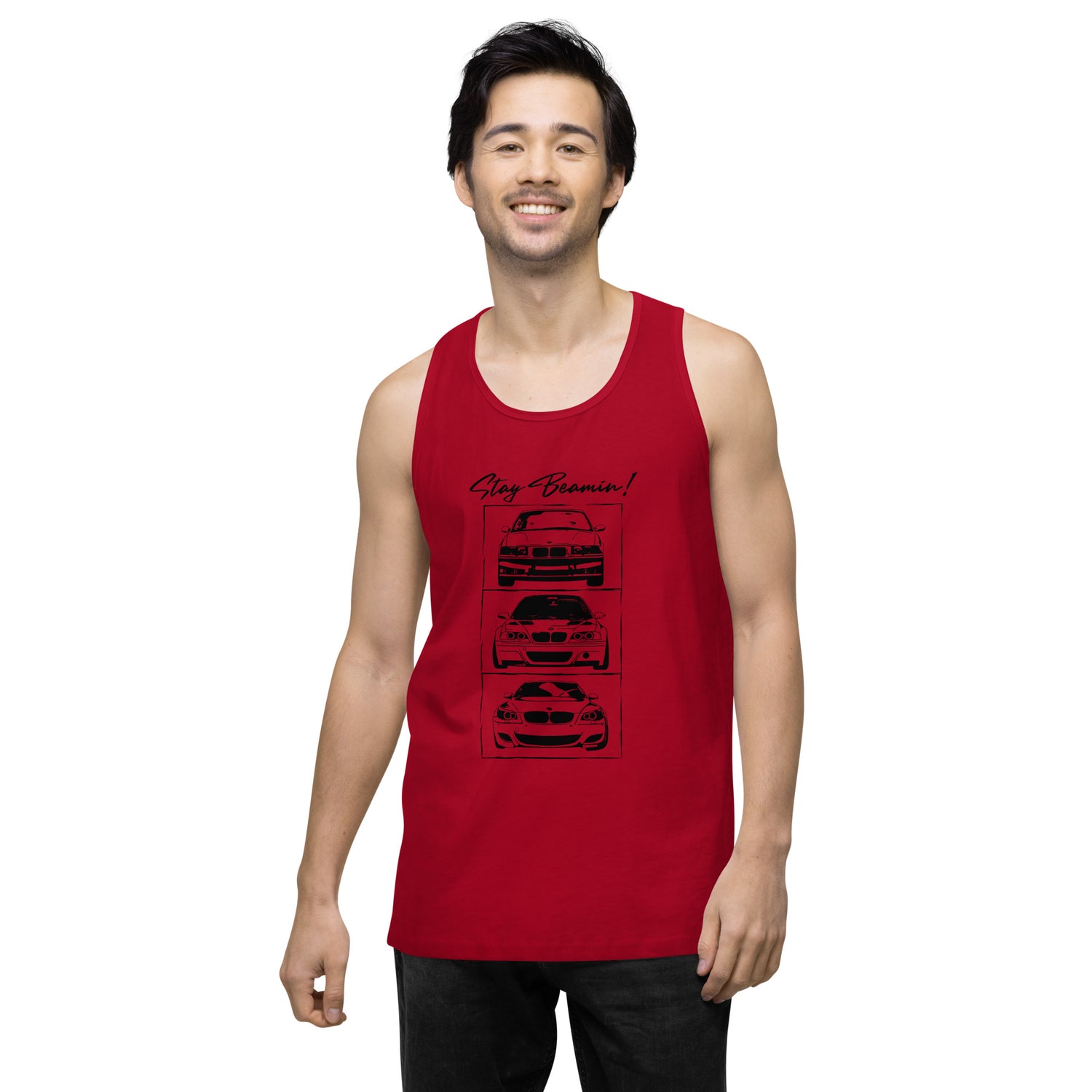 Stay Beamin! Tank Top (Black Ink)