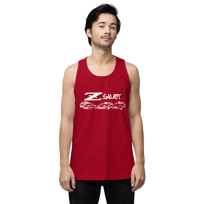 Zealot Tank Top (White Ink)