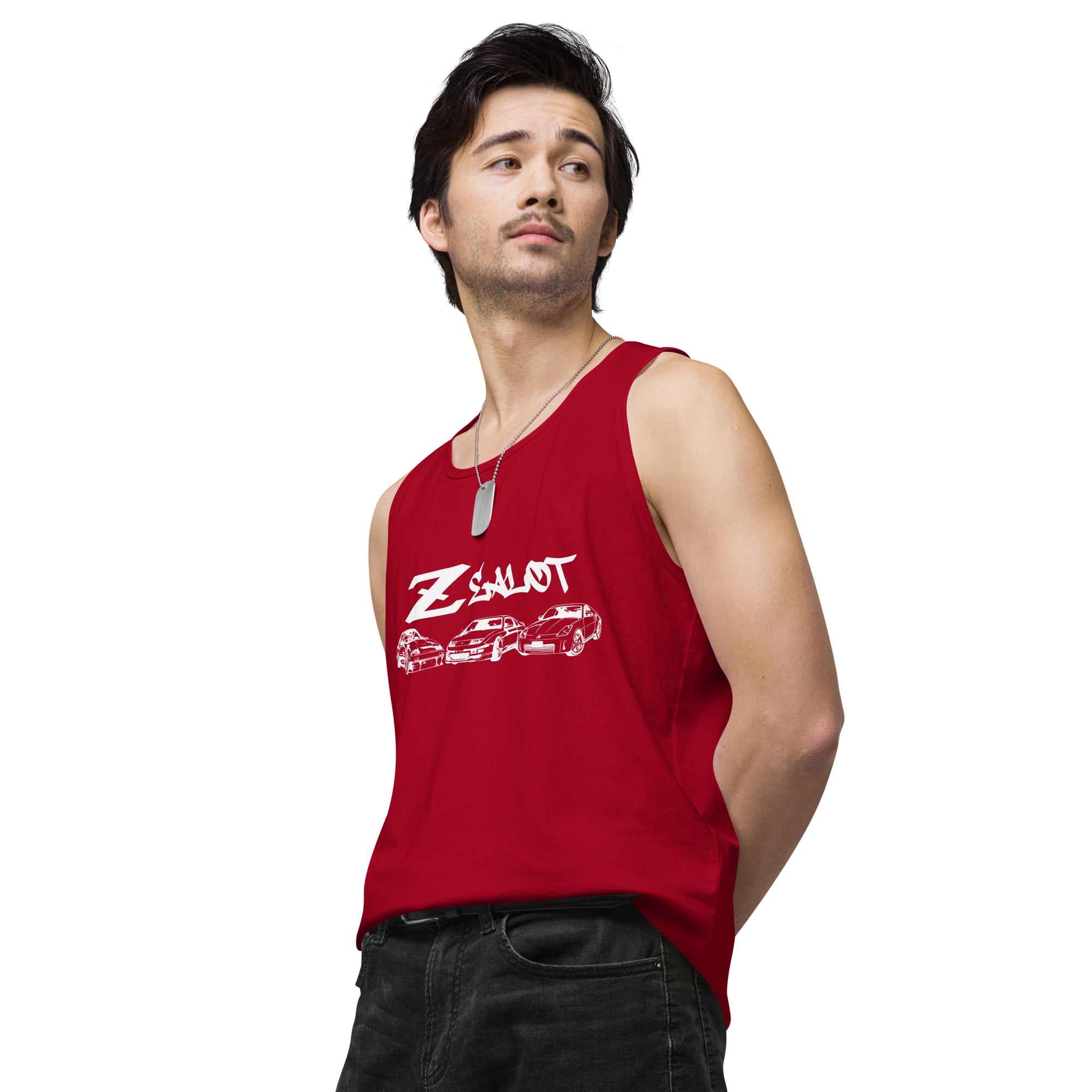 Zealot Tank Top (White Ink)