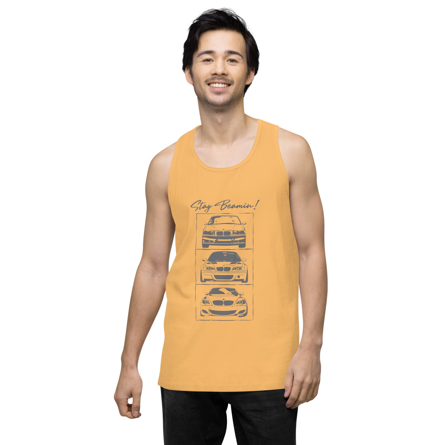 Stay Beamin! Tank Top (Gray Ink)