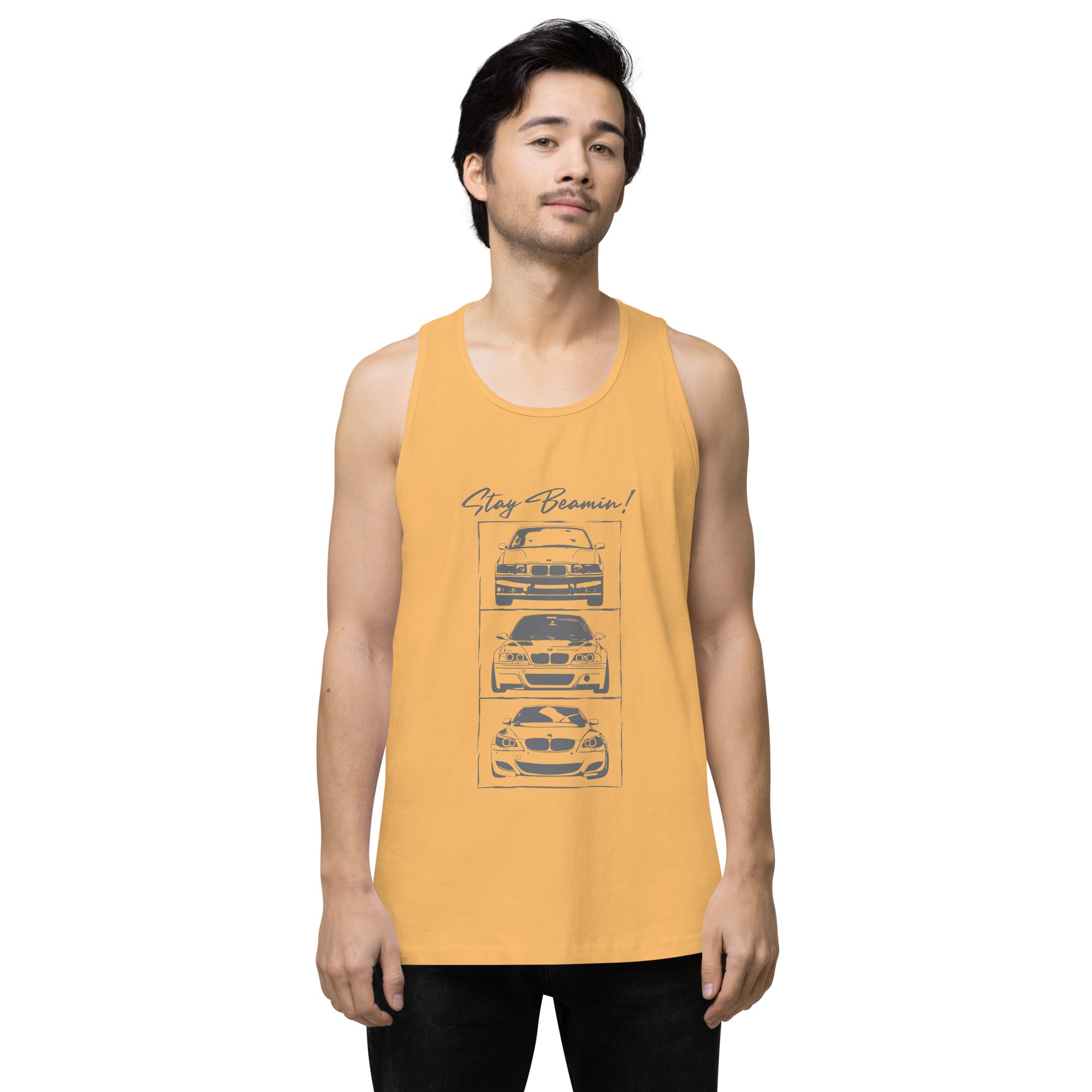 Stay Beamin! Tank Top (Gray Ink)