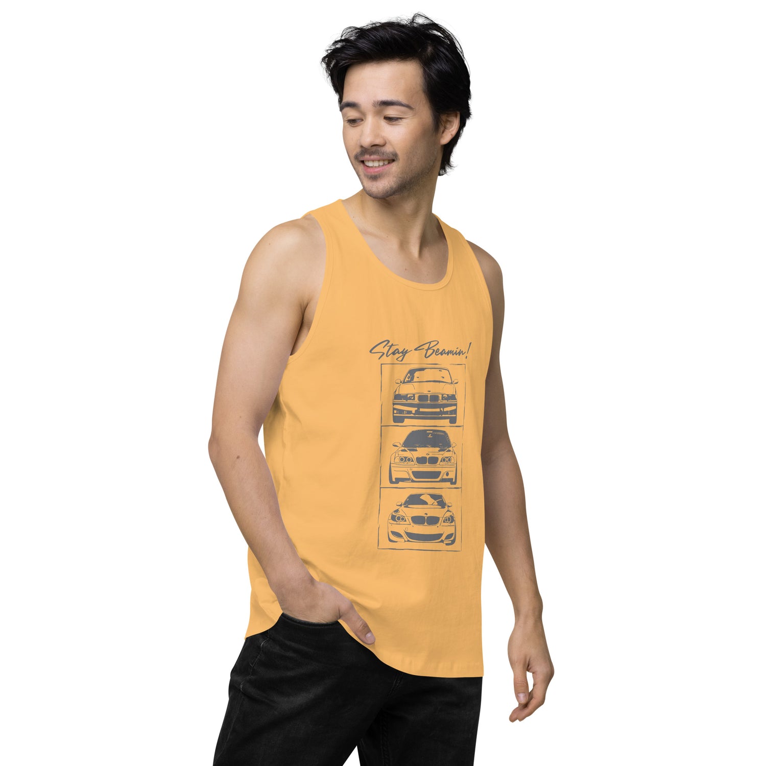 Stay Beamin! Tank Top (Gray Ink)