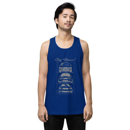 Stay Beamin! Tank Top (Gray Ink)