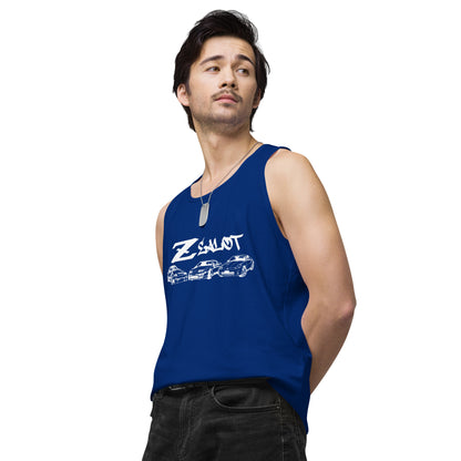 Zealot Tank Top (White Ink)