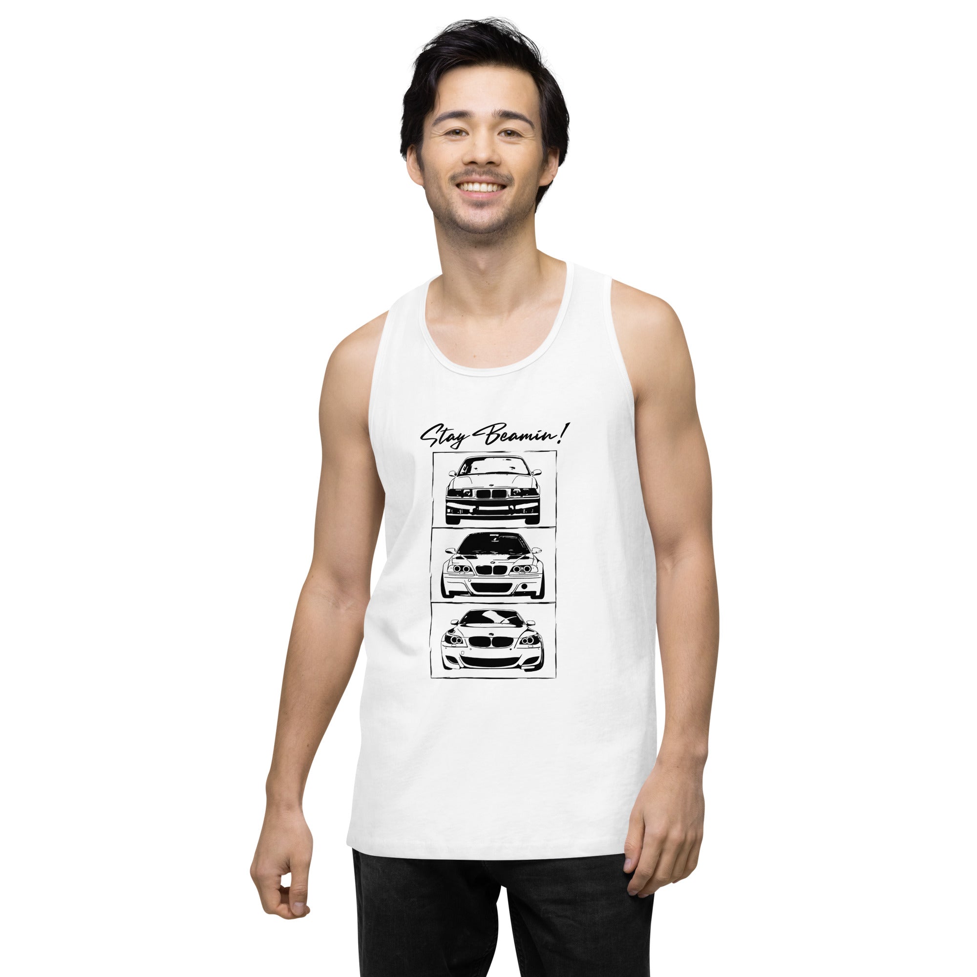 Stay Beamin! Tank Top (Black Ink)