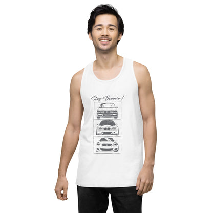 Stay Beamin! Tank Top (Gray Ink)