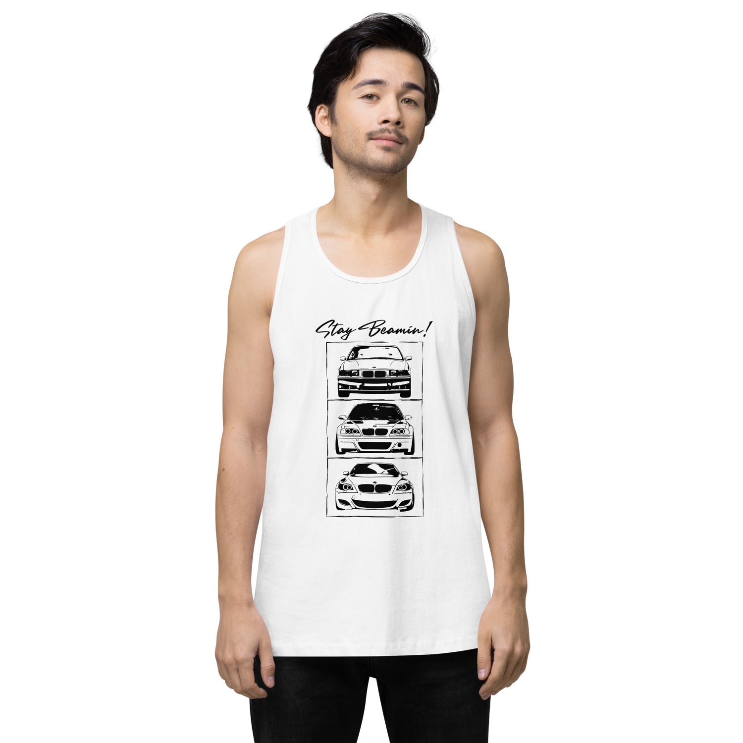 Stay Beamin! Tank Top (Black Ink)