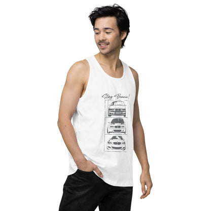 Stay Beamin! Tank Top (Gray Ink)