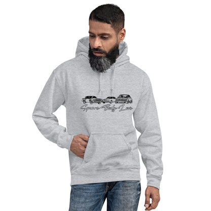 Square Body Love Hoodie (Black)