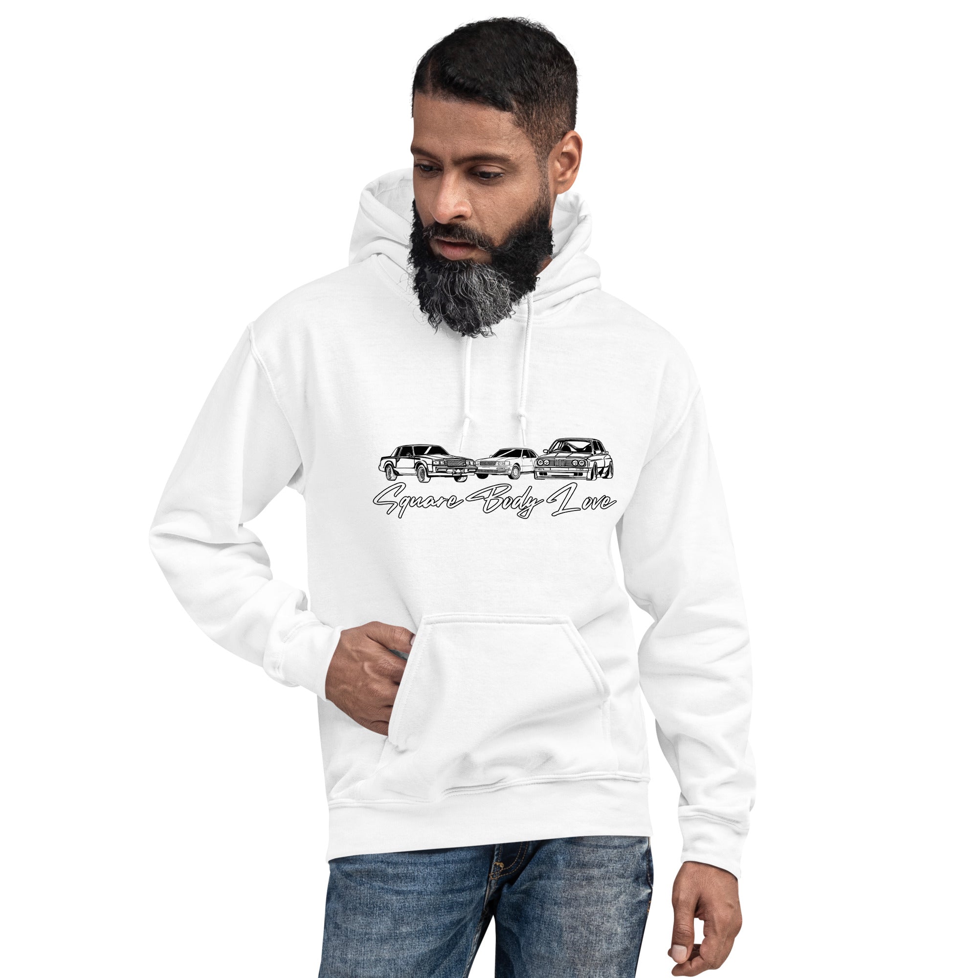 Square Body Love Hoodie (Black)