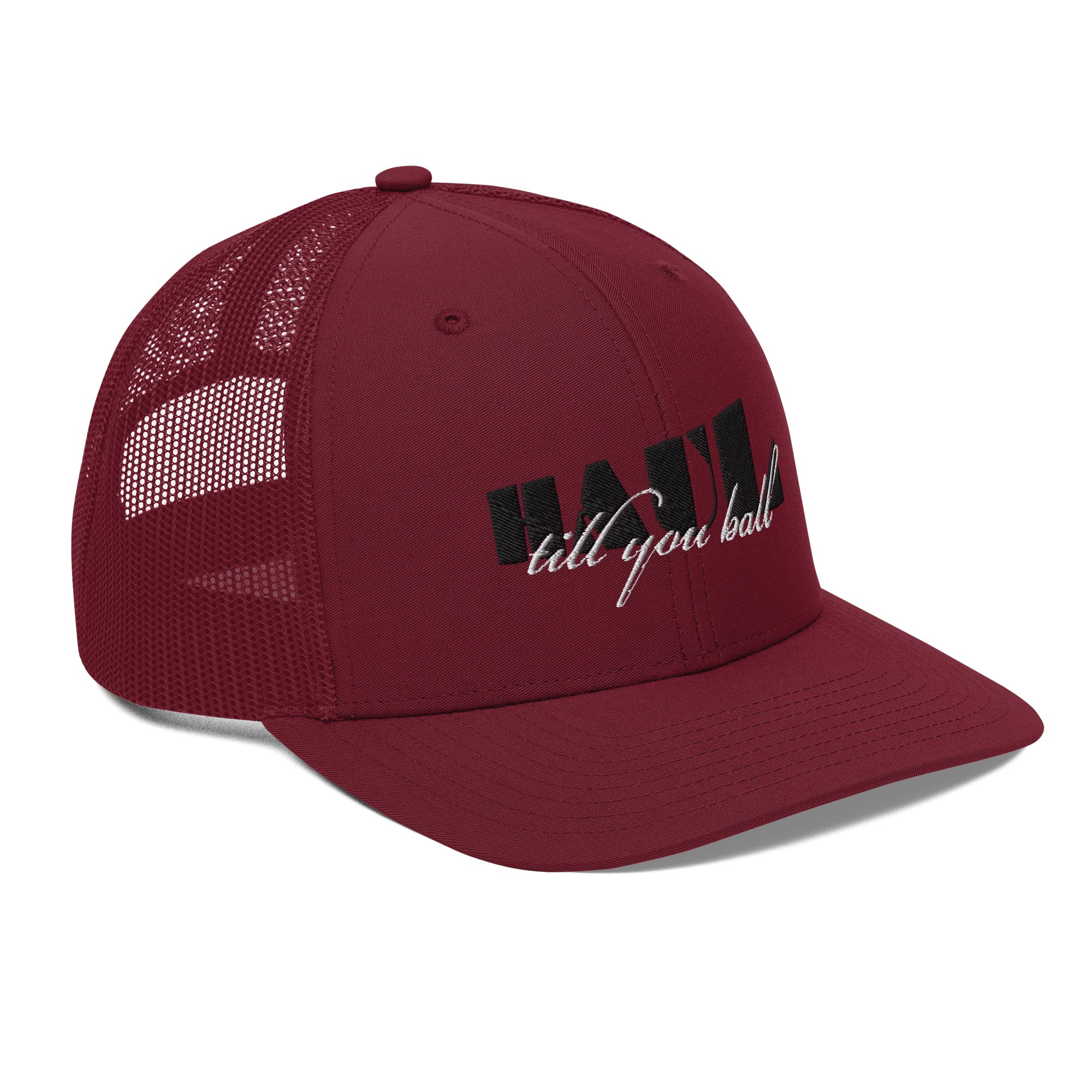 Haul Till You Ball Cap (Red)